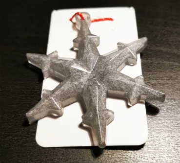 Cross star pendant for Christmas tree
